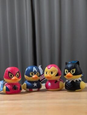 Marvel Ducks Set Of 4